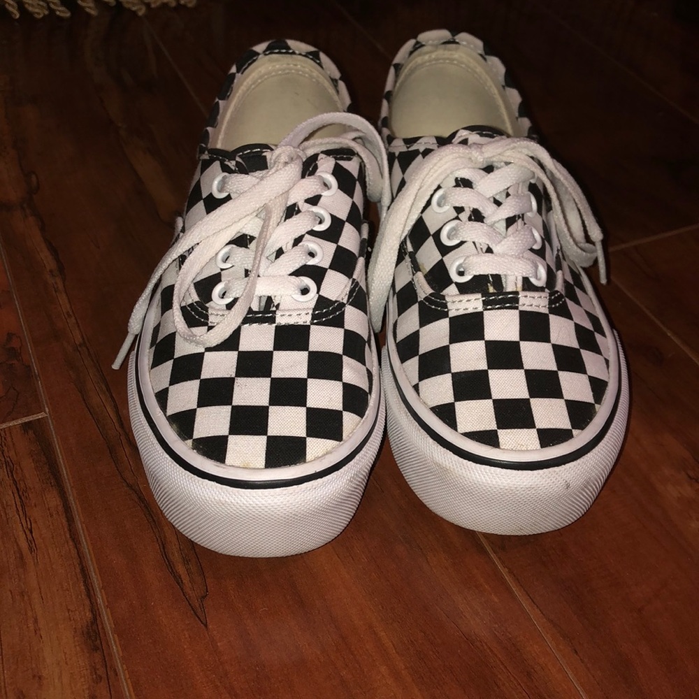 Vans checkerboard authentic platform 🏁